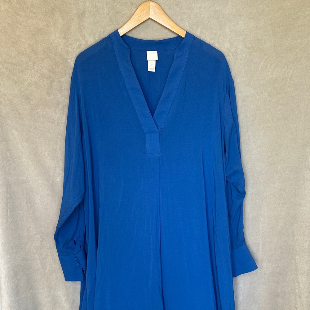 H&M WOMEN’S V-NECK LONG SLEEVE TUNIC